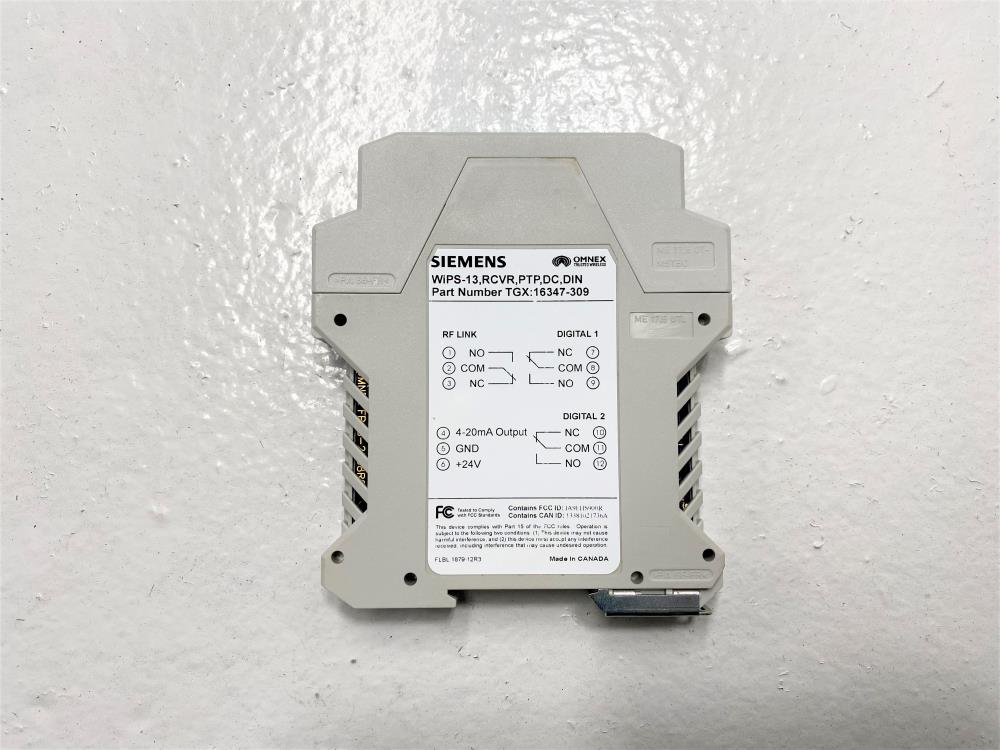 Siemens WiPS-100 Series Wireless Transceiver TGX:16347-308